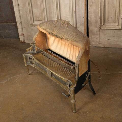 #50337 Salvaged Antique Gas Fireplace Insert image 6