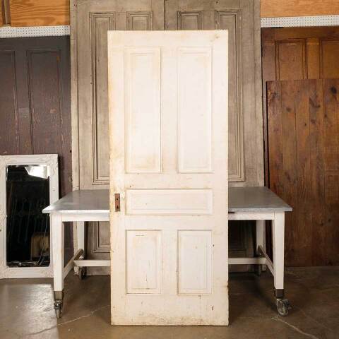 #50341 34x84 Antique 5 Panel Pine Interior Door image 6