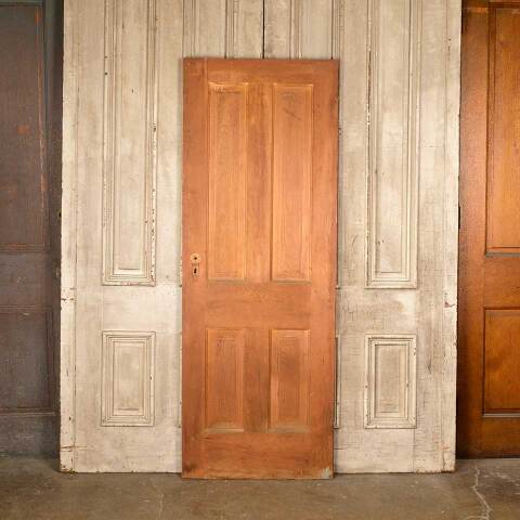 #50350 28x76 Antique 4 Panel Pine Interior Door image 4