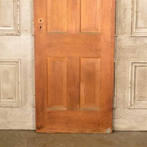 #50350 28x76 Antique 4 Panel Pine Interior Door image 6