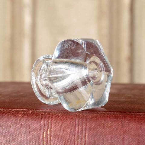#50374 Vintage Pressed Glass Furniture Knob image 4