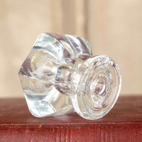#50374 Vintage Pressed Glass Furniture Knob image 6