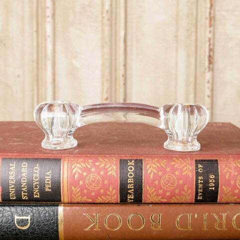 #50376 Vintage Pressed Glass Drawer Pull Handle image 5