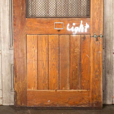 #50382 52x99 Darby Dan Farm Oak Horse Stall Door image 3
