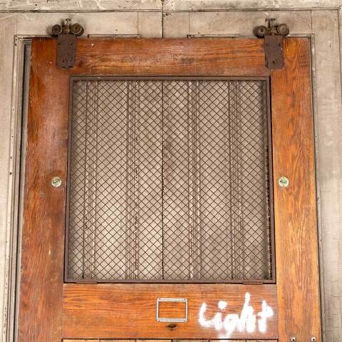 #50382 52x99 Darby Dan Farm Oak Horse Stall Door image 2