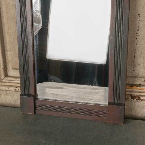 #50401 Antique Victorian Wall Mirror in Wood Frame image 5