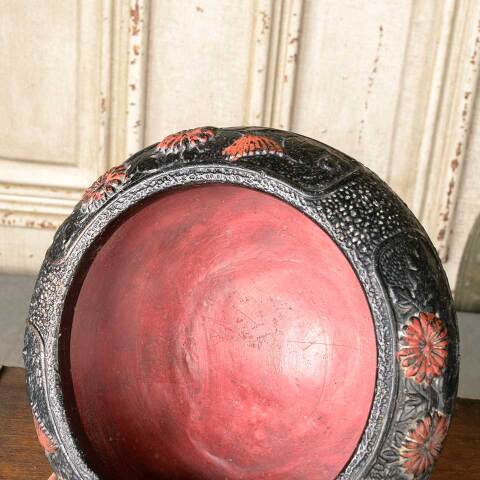 #50402 Japanese Ceramic Bowl with Floral Motif image 5