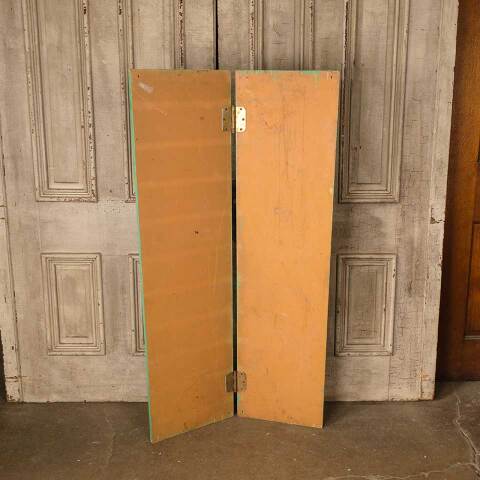 #50488 Vintage Hinged Painted Wood Panels image 5
