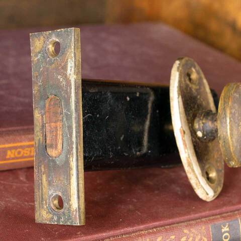 #50513 Antique H. B. Ives Co. Deadbolt Mortise Set image 7