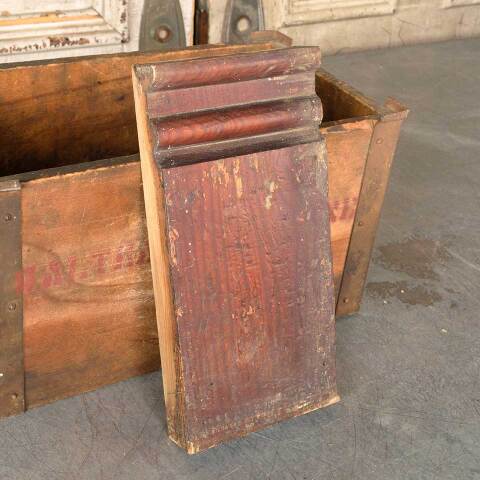 #50563 Antique Wood Interior Door Plinth Trim Block image 2