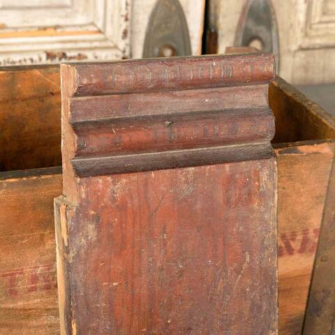 #50563 Antique Wood Interior Door Plinth Trim Block image 7