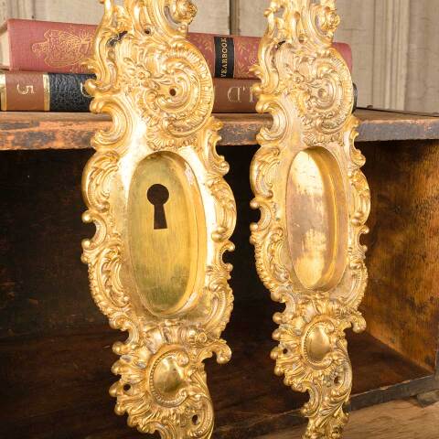 #50609 Antique CHICAGO Pocket Door Pulls image 5