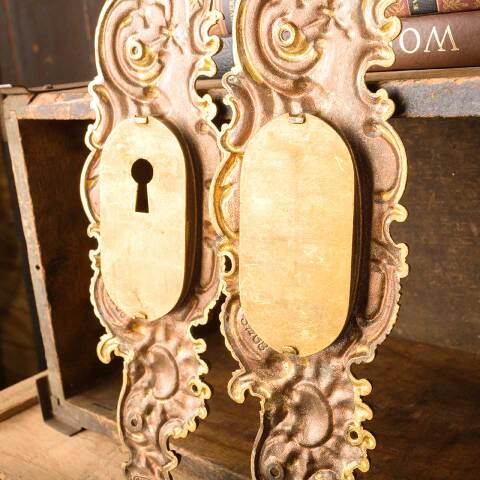 #50609 Antique CHICAGO Pocket Door Pulls image 6