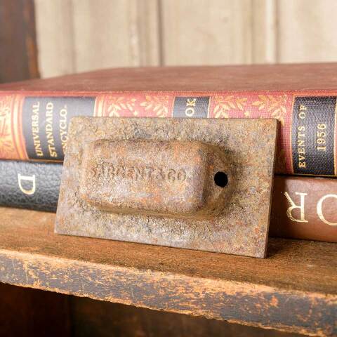 #50618 Antique Cast Iron Window Sash Lift Hardware image 5