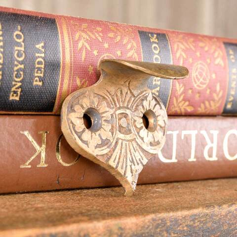 #50620 Antique Bronze Window Sash Finger Lift image 3