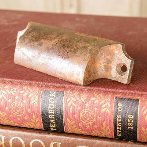 #50630 Antique Cast Iron Drawer Bin Pull Hardware image 4