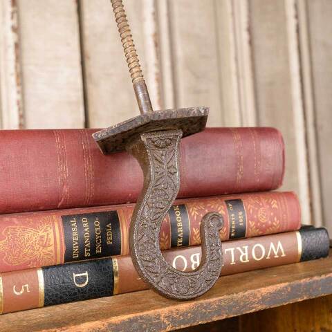 #50645 Antique Ornate Cast Iron Chandelier Hook image 5