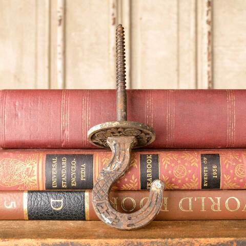 #50647 Antique Ornate Cast Iron Chandelier Hook image 2