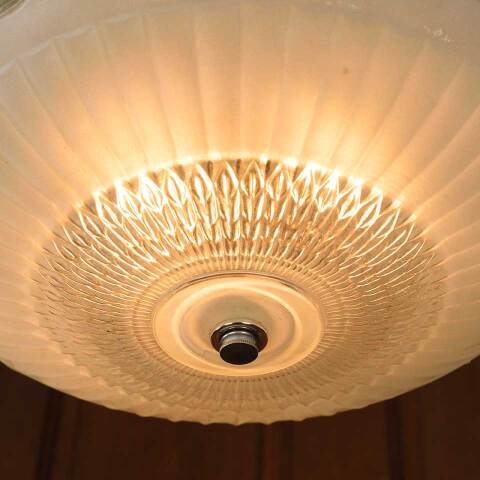 #50652 Antique 2 Bulb Chandelier Light Fixture image 2