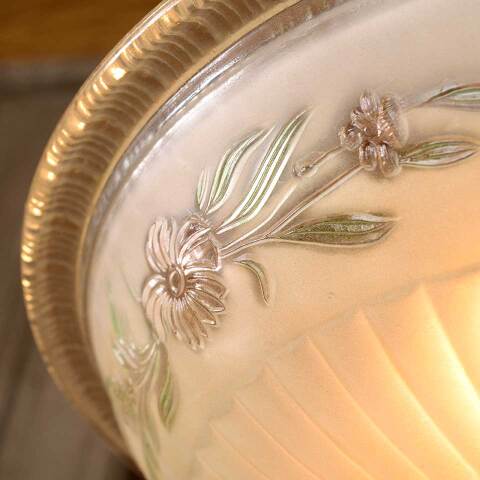 #50652 Antique 2 Bulb Chandelier Light Fixture image 7