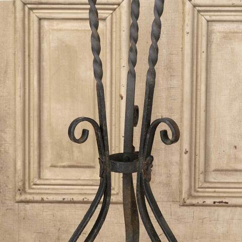 #50779 Vintage Wrought Iron Flower Pot Stand image 6