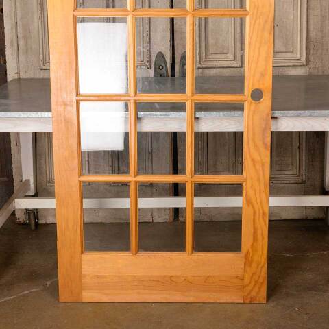 #50811 36x80 15 Lite Pine Interior French Door image 3