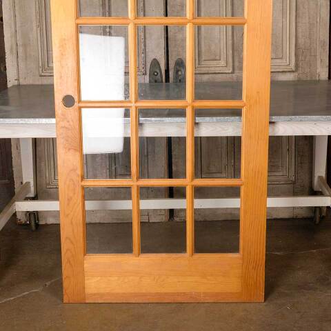#50811 36x80 15 Lite Pine Interior French Door image 6