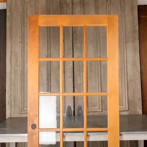 #50812 36x80 15 Lite Pine Interior French Door image 5