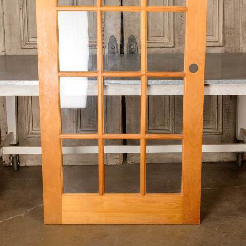 #50812 36x80 15 Lite Pine Interior French Door image 3