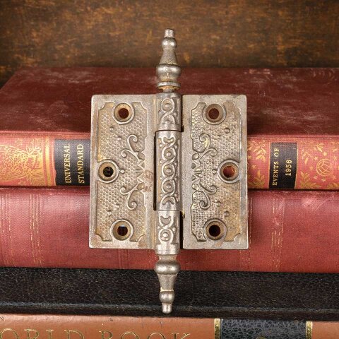 #50872 3" Antique Cast Iron Door Hinge Hardware image 2