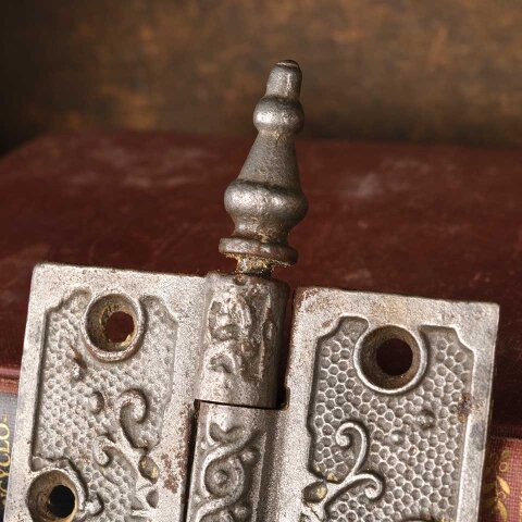 #50872 3" Antique Cast Iron Door Hinge Hardware image 8