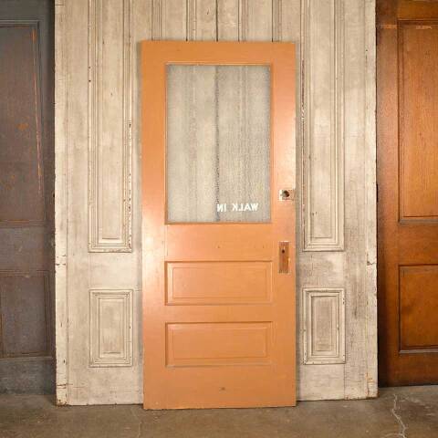 #50928 34x82 Antique Privacy Glass Half-Lite Door image 6