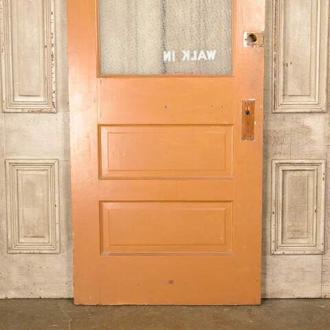 #50928 34x82 Antique Privacy Glass Half-Lite Door image 7