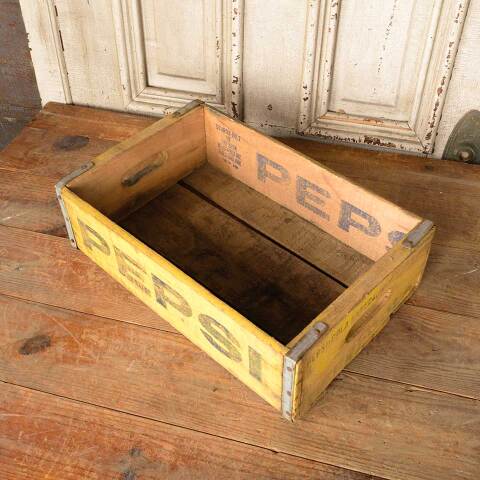 #50957 Antique Wood PEPSI Bottle Crate image 2