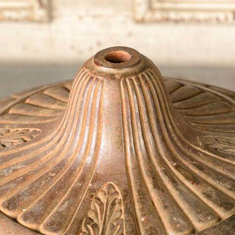 #50964 Antique Cast Iron Floor Lamp Base image 2