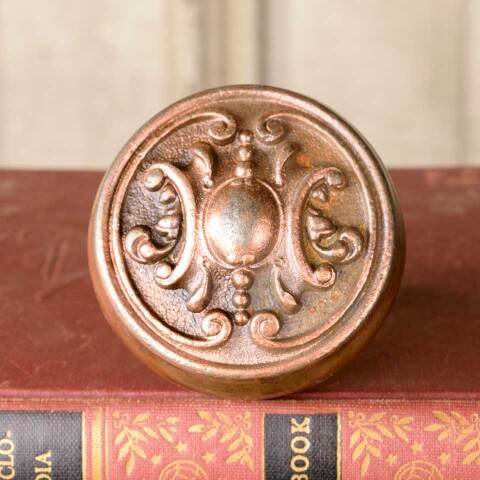 #50984 Antique Reading Reole Cast Iron Doorknob image 2