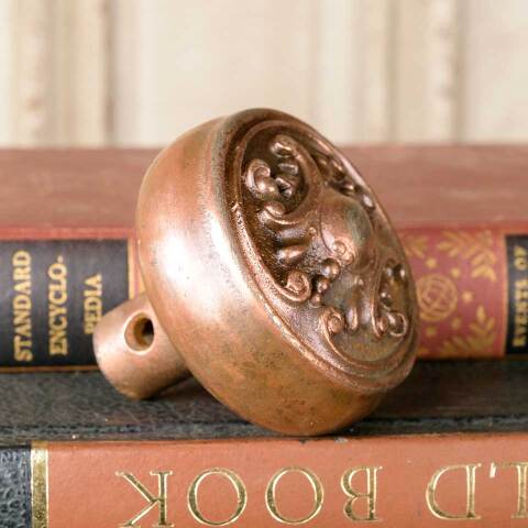#50984 Antique Reading Reole Cast Iron Doorknob image 3