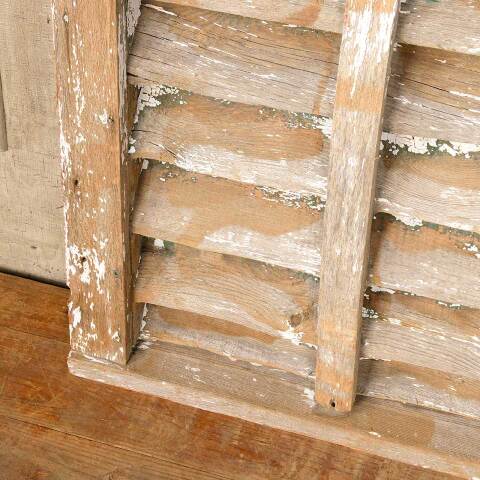 #51016 Salvaged Antique Wood Louvered Barn Vent image 4