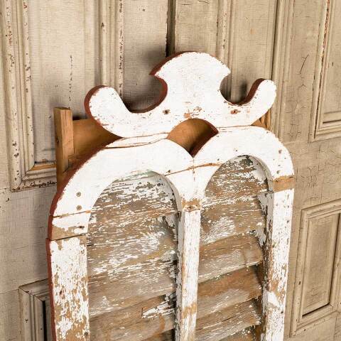 #51016 Salvaged Antique Wood Louvered Barn Vent image 5