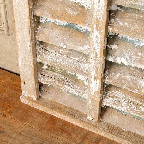 #51017 Salvaged Antique Wood Louvered Barn Vent image 4