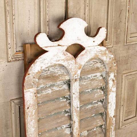 #51020 Salvaged Antique Wood Louvered Barn Vent image 4