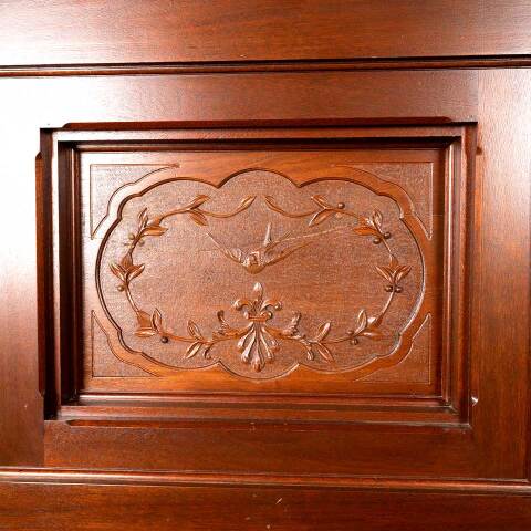 #51022 Salvaged Walnut Dry Bar with Antique Panels image 5