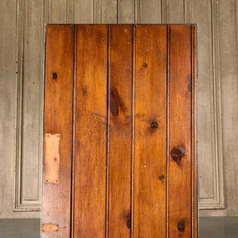 #51050 32x80 Antique 2 Panel / Wood Paneled Door image 2