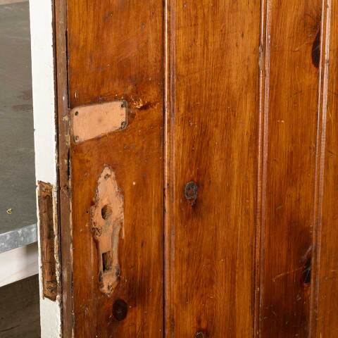 #51050 32x80 Antique 2 Panel / Wood Paneled Door image 4