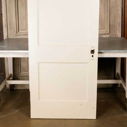 #51050 32x80 Antique 2 Panel / Wood Paneled Door image 7