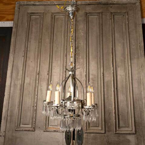 #51092 6 Light Crystal Chandelier image 2