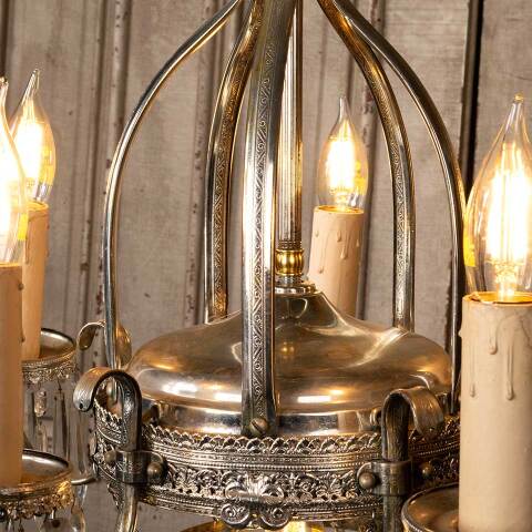 #51092 6 Light Crystal Chandelier image 4