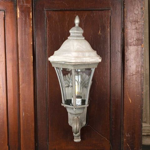 #51099 Salvaged Exterior Wall Sconce Light Fixture image 3