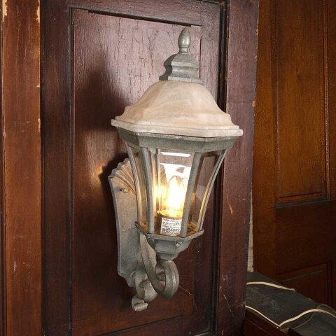 #51099 Salvaged Exterior Wall Sconce Light Fixture image 2