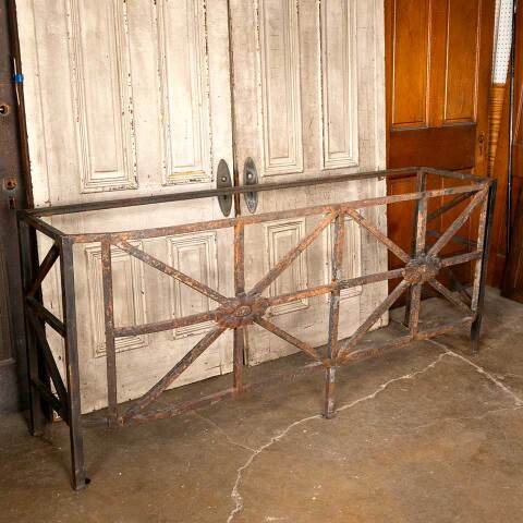 #51144 Cast Iron French Balcony Railing Table Base image 2